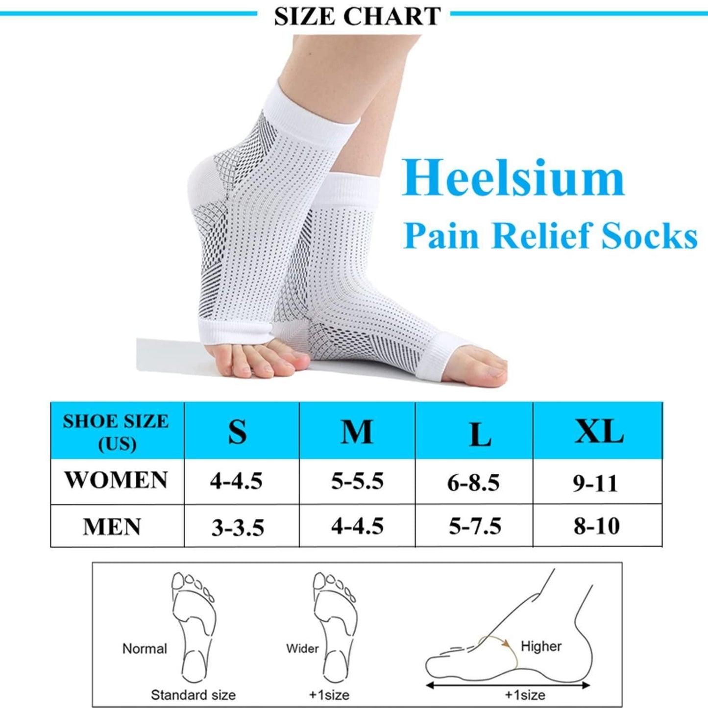 🧦 CalmSole™ – Neuropathy Socks for Swollen Feet & Ankles